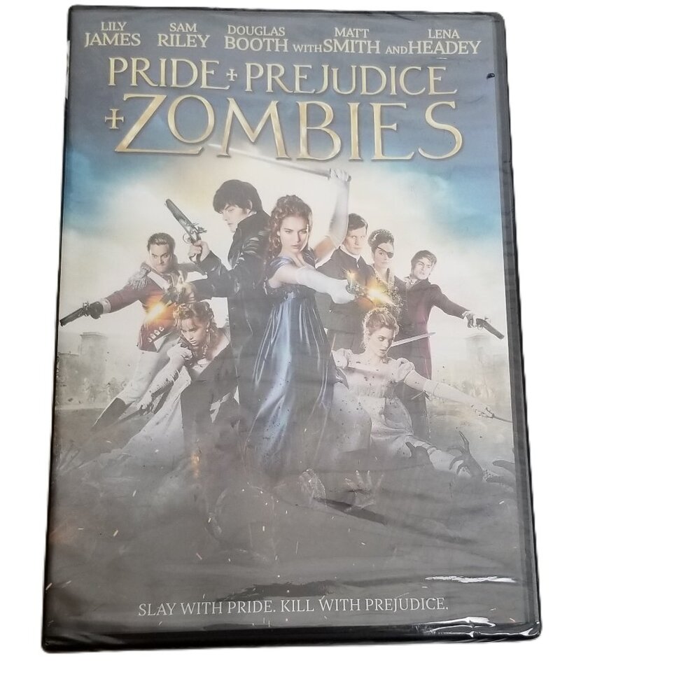 Pride and Prejudice and Zombies DVD NEW Sealed Jane Austen Horror Comedy Film